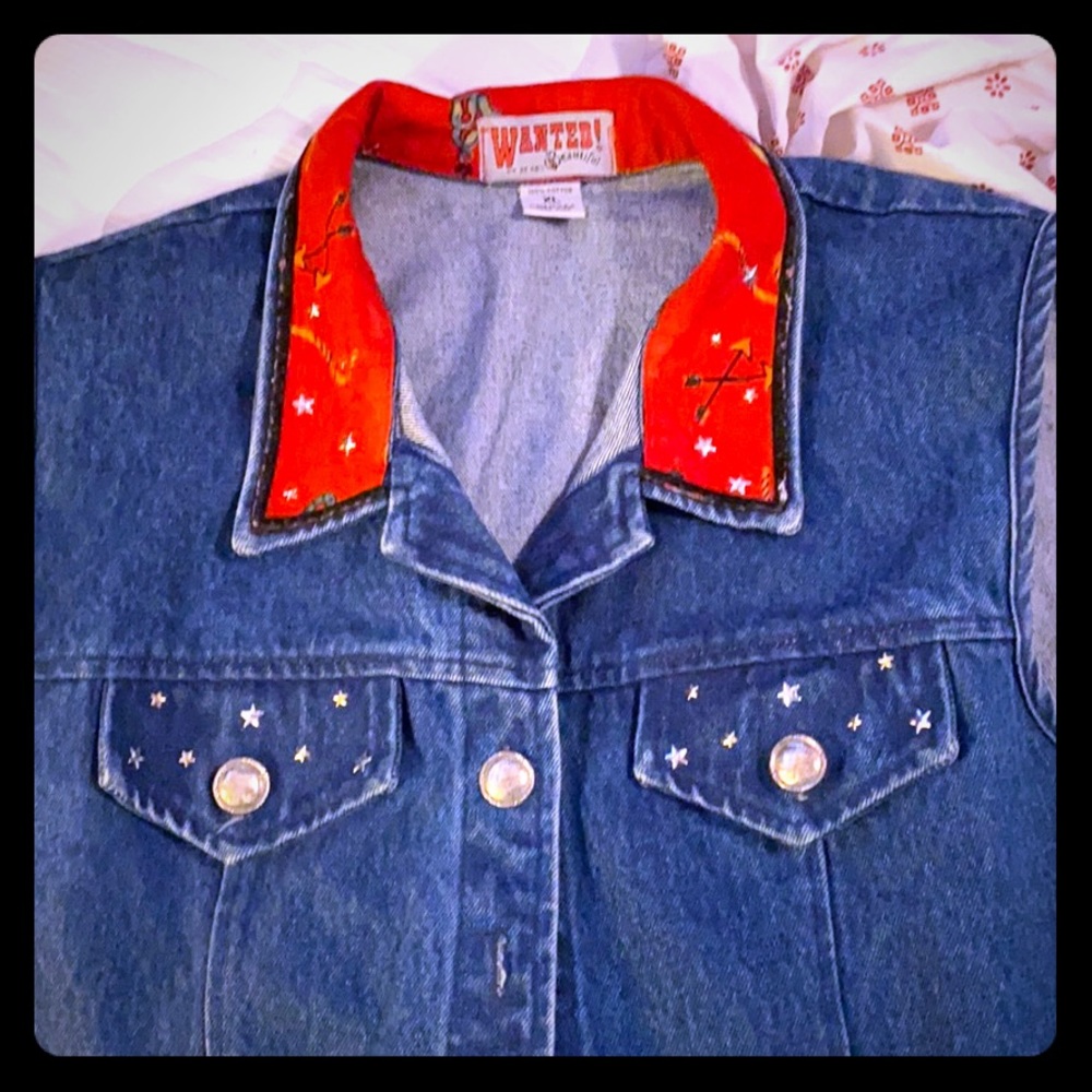 Vintage western ladies vest